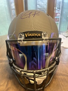 Randy Moss Minnesota Vikings CUSTOM Signed Helmet Full Size authentic JSA HYDRO