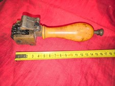 tampon encreur numéroteur automatique mécanique en bronze 15x5 cm fonctionnel