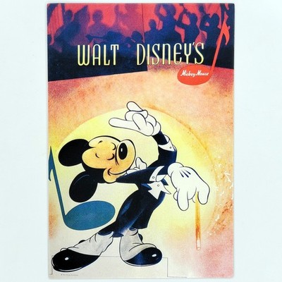 Symphony Hour Postcard Mickey Mouse Movie Poster Artwork Disney Music Clearance