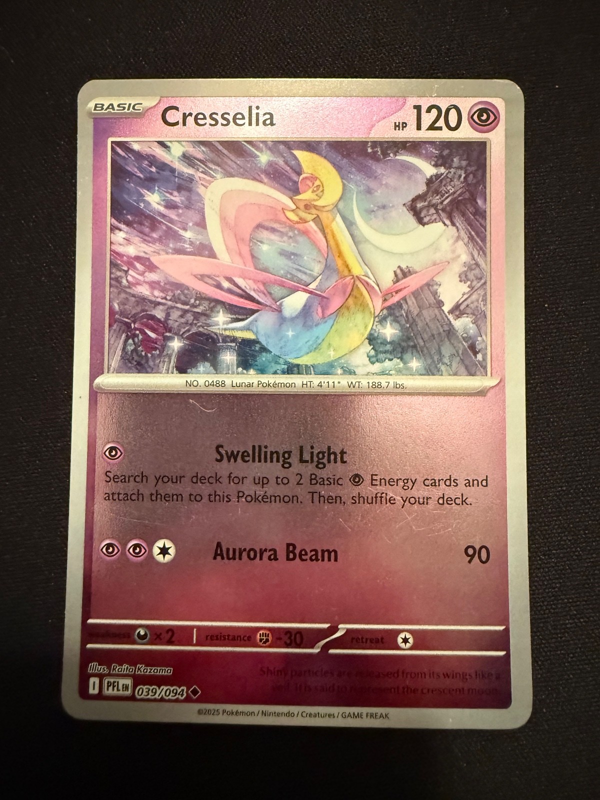 Cresselia Reverse Holo ME02: Phantasmal Flames 039/094 NM