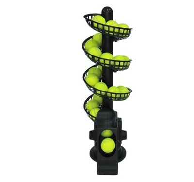 TS02 Tennis Ball Feeder Machine Tennis Ball Portable Multi-Ball Training Device