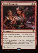 0161 POETIC INGENUITY RARE THE LOST CAVERNS OF IXALAN MTG CARD