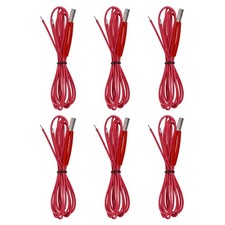 Ceramic Cartridge Heater, DC12V 40W Heaters,Red 6 Pack
