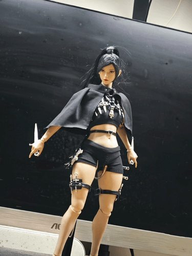 1/6 Female Soldier Assassin Samurai Clothes Model For 12''PH TBL Action Figure - Picture 3 of 6