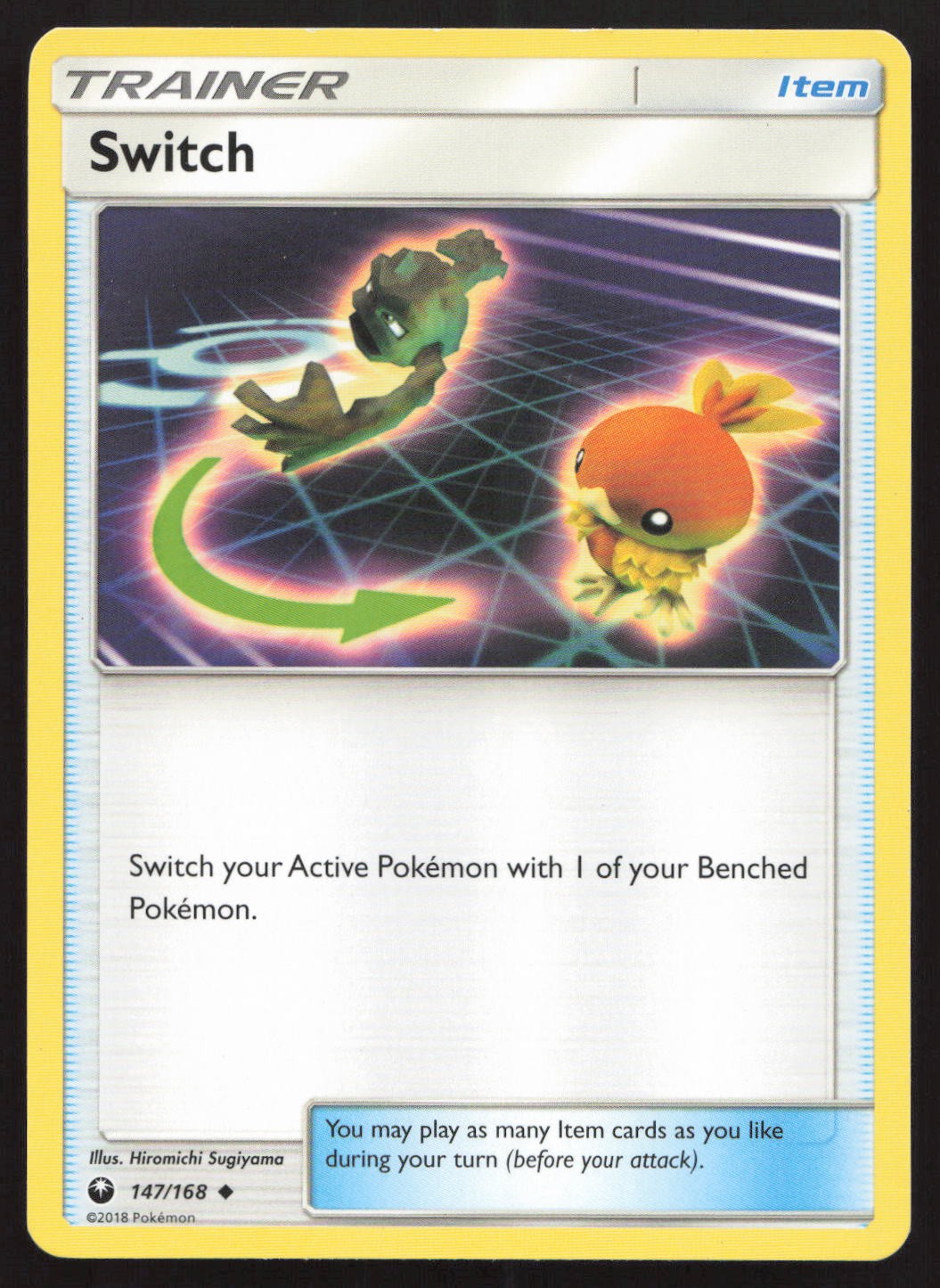 Switch 147/168 Uncommon SM - Celestial Storm Pokemon LP