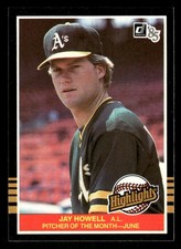 1985 Donruss Highlights #18 Jay Howell PITCHER OF THE MONTH [NM] [Base Set Card]
