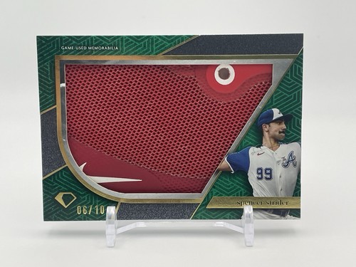 2024 Spencer Strider Preeminent Piece Relic Diamond Icons #06/10. Atlanta Braves - Picture 1 of 2