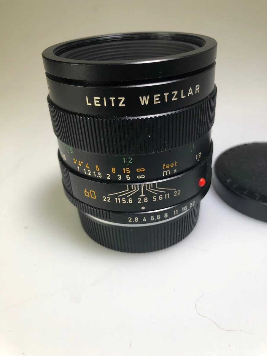 Leica MACRO-ELMARIT-R 60mm Focal f/2.8 Camera Lenses for sale - eBay