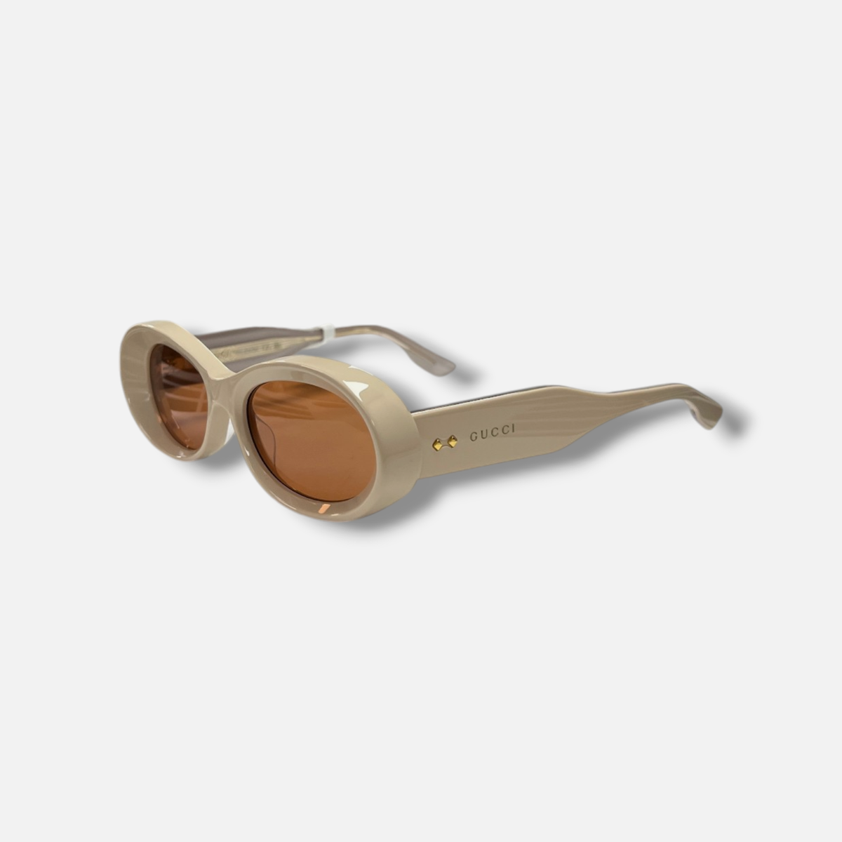 Sale! New Gucci Women\'s 62mm Beige Sunglasses! luxury-women-gucci-new-  main image 3