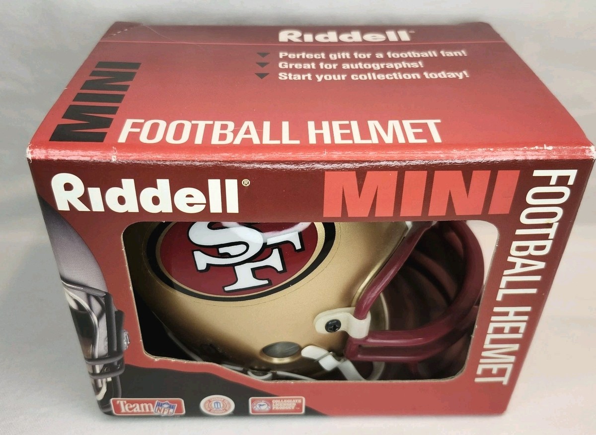 NEW Vintage 90s San Francisco 49ers Riddell Mini Football Helmet