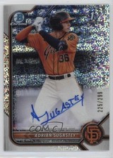 2022 Bowman Chrome Prospect Speckle Refractor 225/299 Adrian Sugastey Auto 18gt