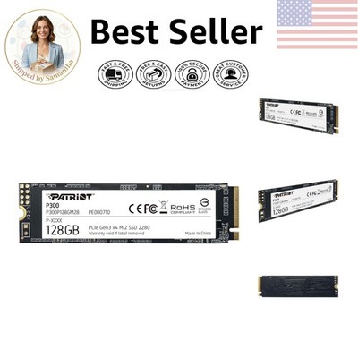 Patriot P300 128GB SSD - Fast, Reliable, and Shock Resistant Storage Solution