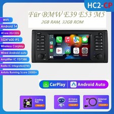 7 For Bmw E38 E39 E53 X5 Android 14 Car Stereo Carplay Gps Navi Wifi Radio 32gb