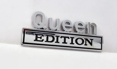 3D Queen Edition Metall Aufkleber Logo Auto Königin Sticker Schriftzug VIP Krone