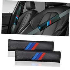 Car M 3 Color seat Belt Cover Carbon Fiber Texture car seat Belt pad Style1
