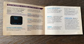 Double Dragon 2 II: The Revenge - NES Nintendo, Instruction Manual, Booklet Only