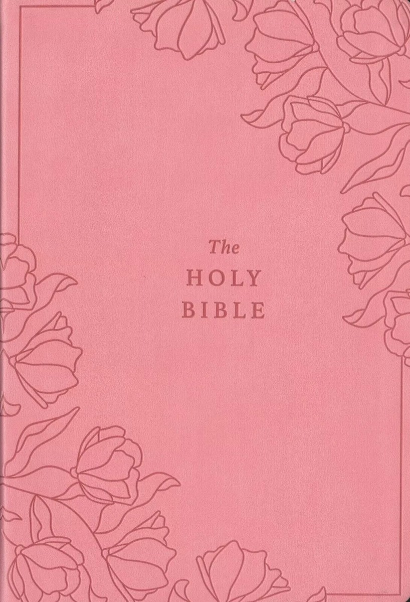 NIV Bible Giant Print Edition, Gold Glid, Pink BRAND NEW