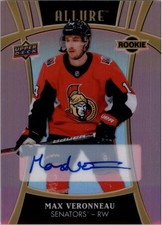 2019-20 Upper Deck Allure Autographs Pink Diamond 131 Max Veronneau Auto /59 HKY