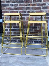 JOHN LEWIS SPOT BAR STOOLS IN MUSTARD X 4