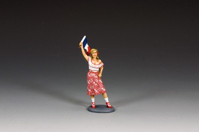 Figurine King & Country - D Day DD391 'Liberation! Vive La France' - 54mm - Neuf