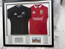 Rare Signed All Blacks Lions Tour Memorabilia ? Historic Draw Series