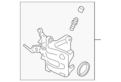 Genuine Audi Disc Brake Caliper 3Q0-615-424-F-SL7