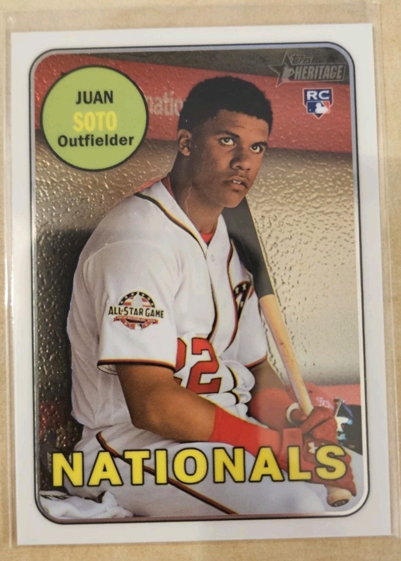 2018 Topps Heritage High Number Chrome /999 Juan Soto #THC-502 Rookie Card RC