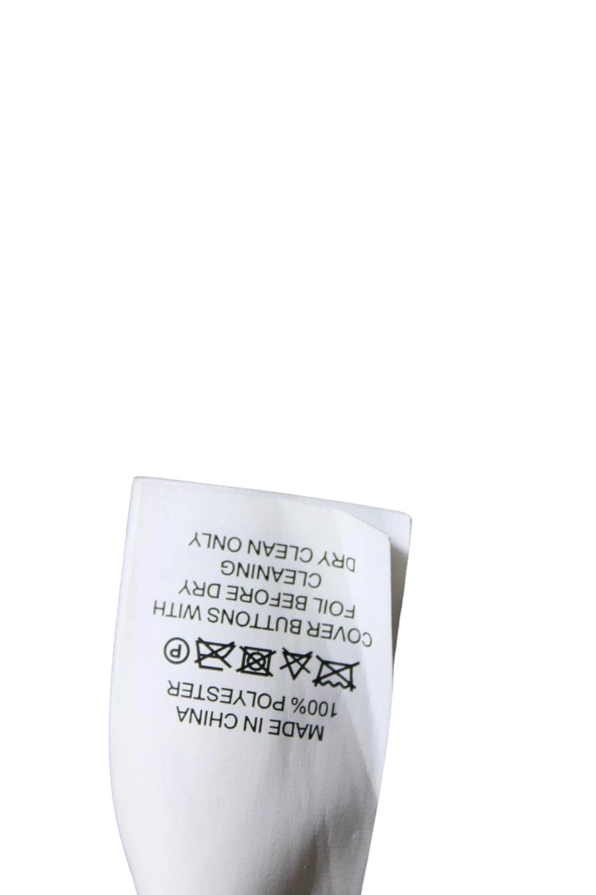 Abito donna Kate Spade senza maniche con volant e orlo a tubino linea A nero taglia S