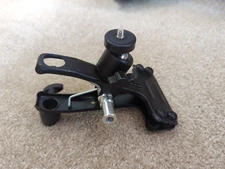 Metal Tripod Mount Clamp Clip Holder with Ball Head Photo Light Stand Accessory