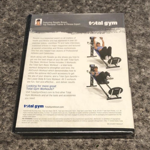Total Gym Basic Workout Serie: Strengthen Sculpt Slim (DVD) BRANDNEU - Bild 2 von 3