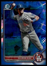 2022 Bowman Chrome Sapphire Edition #BCP-239 Wilman Diaz Prospects Dodgers NM+
