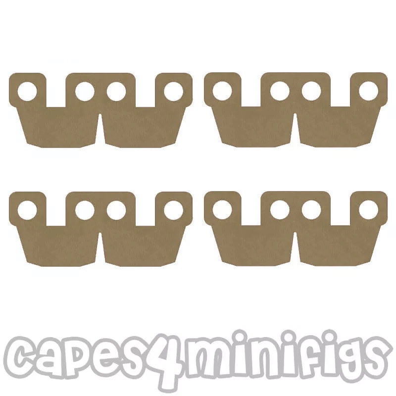 CAPES4MINIFIGS 4 CUSTOM Fabric Starwars Kama Capes for your trooper minifigs. CAPES ONLY