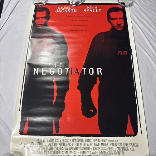 The Negotiator (1998) Movie Poster - Samuel Jackson Kevin Spacey - 27x40 Inches