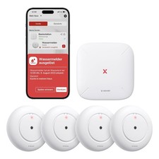 Wassermelder SWS55, WLAN Sensor, 110 dB Alarm