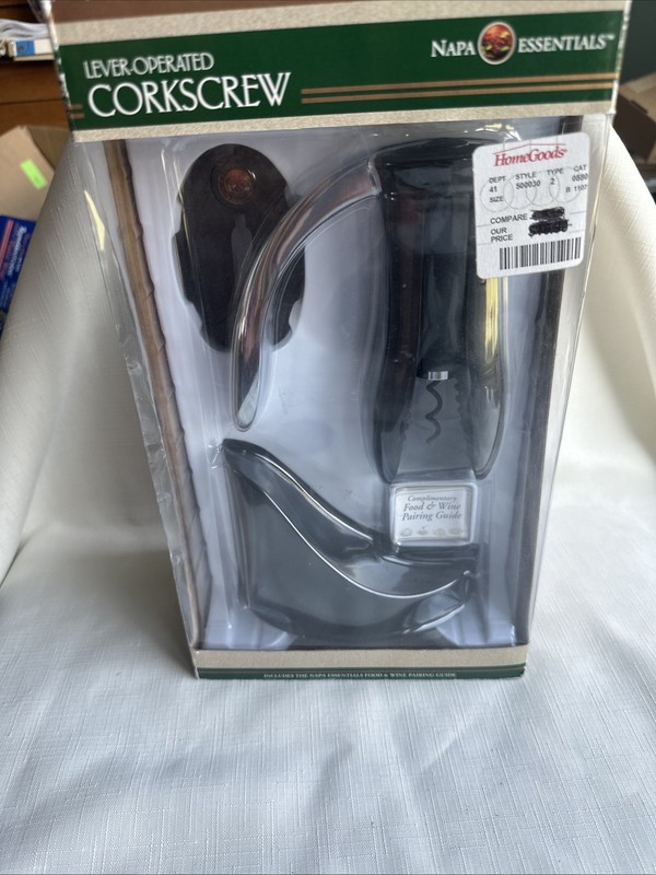 Lever Operated Corkscrew-New! Fathers’s Day!