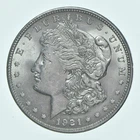 1921 Morgan Silver Dollar - Last Year Issue 90% $1 Bullion *585