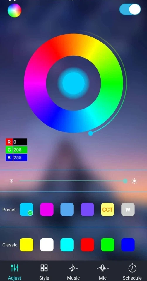 RGB Rope Lights 2 Metres Bluetooth, Phone controlled - Image 4 of 4