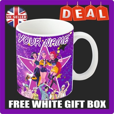 Personalisierte Tasse KPOP Dämonenjäger - individueller Name koreanischer Anime Geschenk