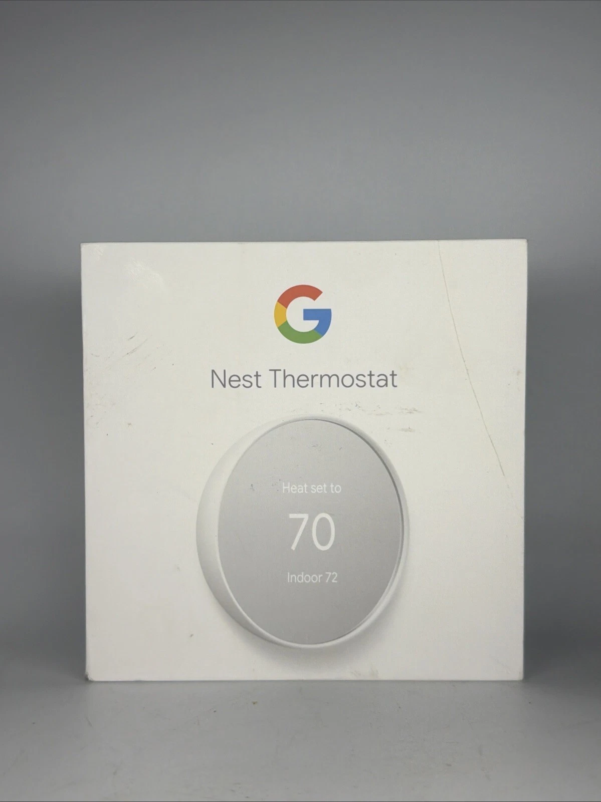 Google Nest Smart Thermostat, Snow - GA01334-US Open Box NEW MSRP $129