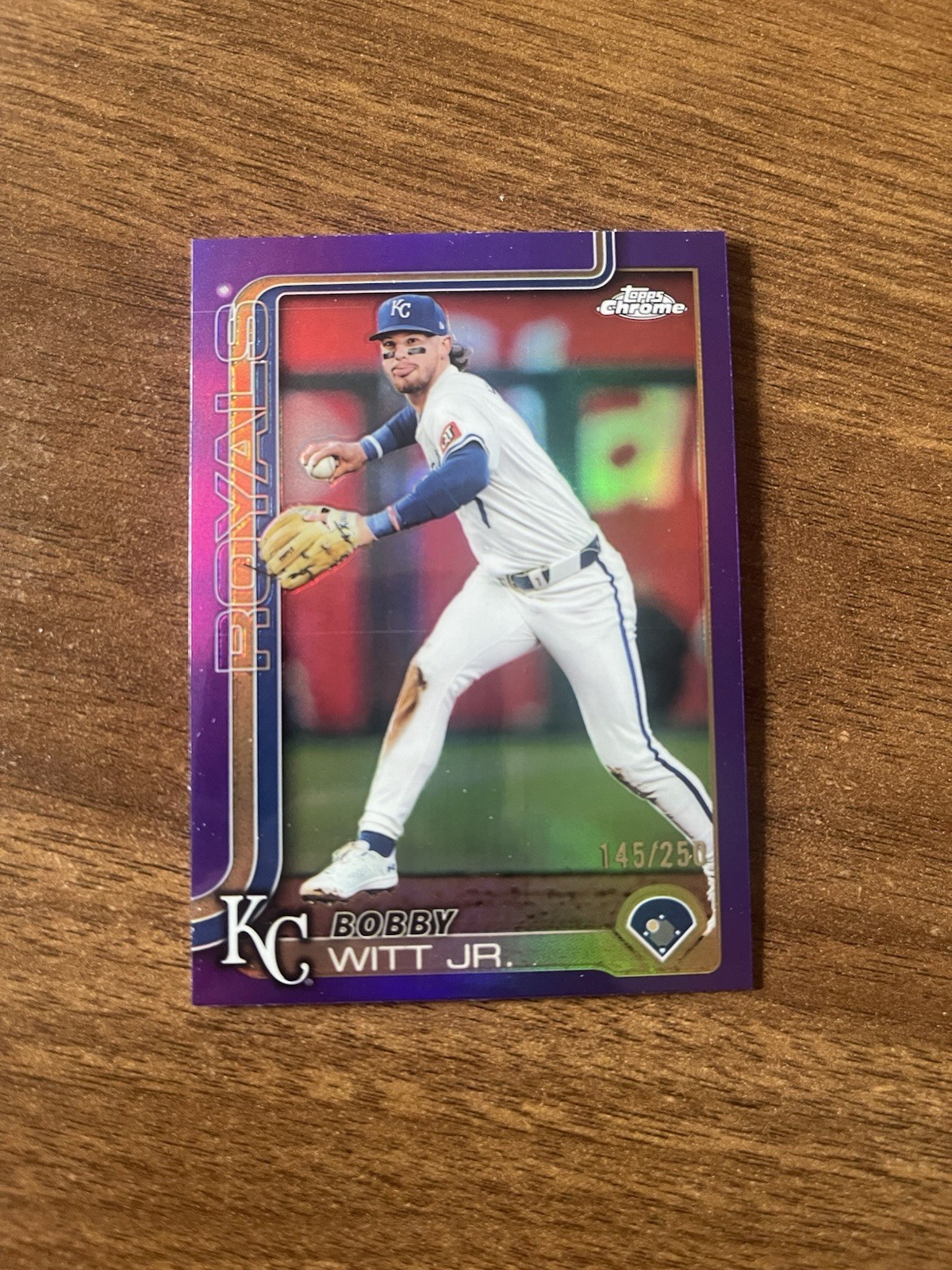 2025 Topps Chrome - Bobby Witt Jr. #93 Purple Refractor /250