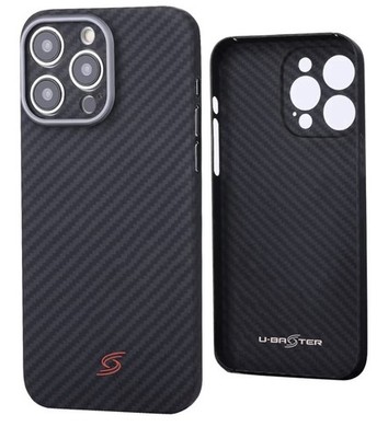 iPhone 14 Pro Max Case Aramid Fiber Compatible with Magsafe Ultra Thin Black