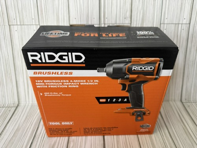 #ad #ad RIDGID R86012B 18V 1 2 in Brushless Impact Wrench NEW Tool Only $105.00