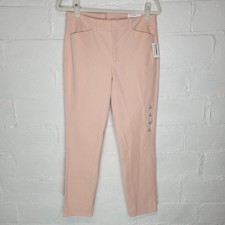 Old Navy Women's Size 8 Pants Pixie Skinny High Rise Secret Smooth Pockets Peach