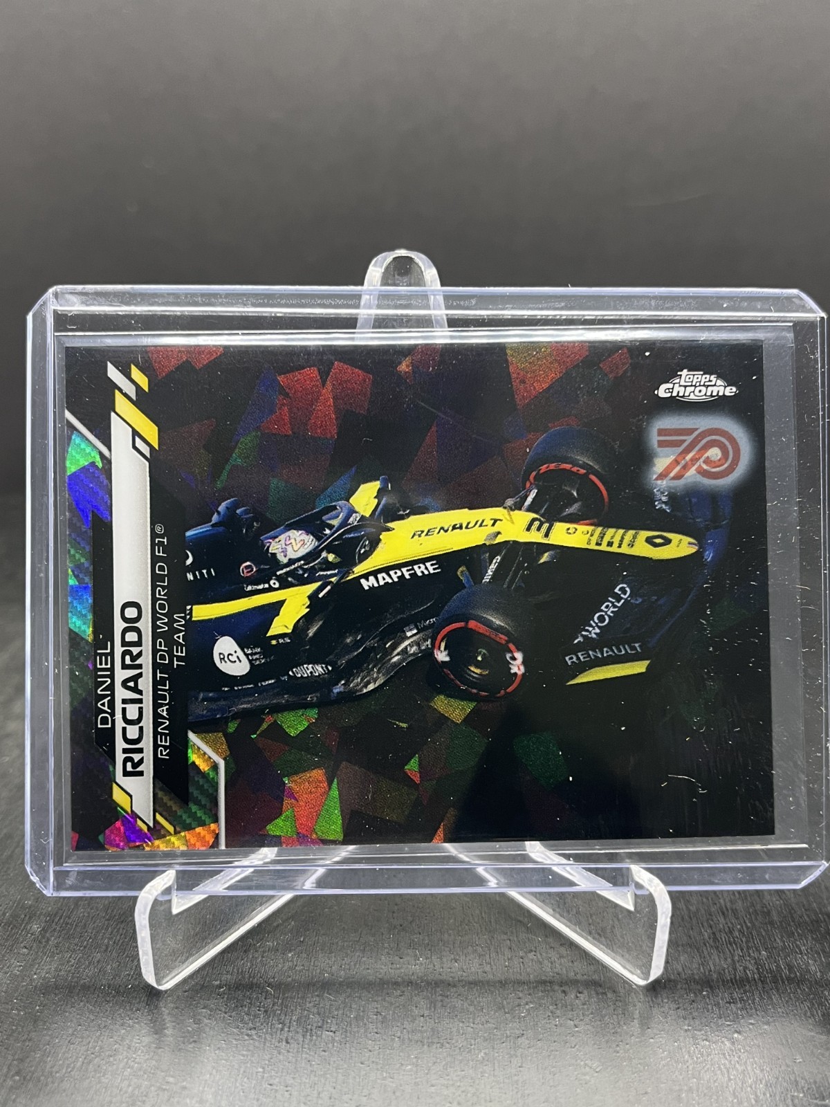 2020 Topps Chrome Sapphire F1 Daniel Ricciardo 70th Anniversary 38/70 #29