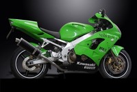 Kawasaki ZX9R 2002-2004 Delkevic Ovaler Carbon Auspuff EndschalldäMpfer 350 Mm
