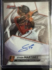 Stiven Martinez 2025 Bowmans Best Baseball Prospect On Card Auto Orioles 