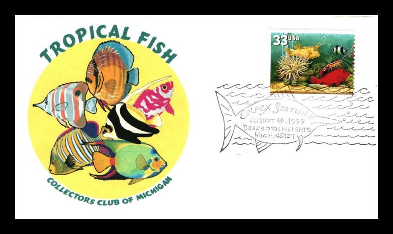 TROPICAL FISH COLLECTORS CLUB OF MICHIGAN COLPEX COVER 