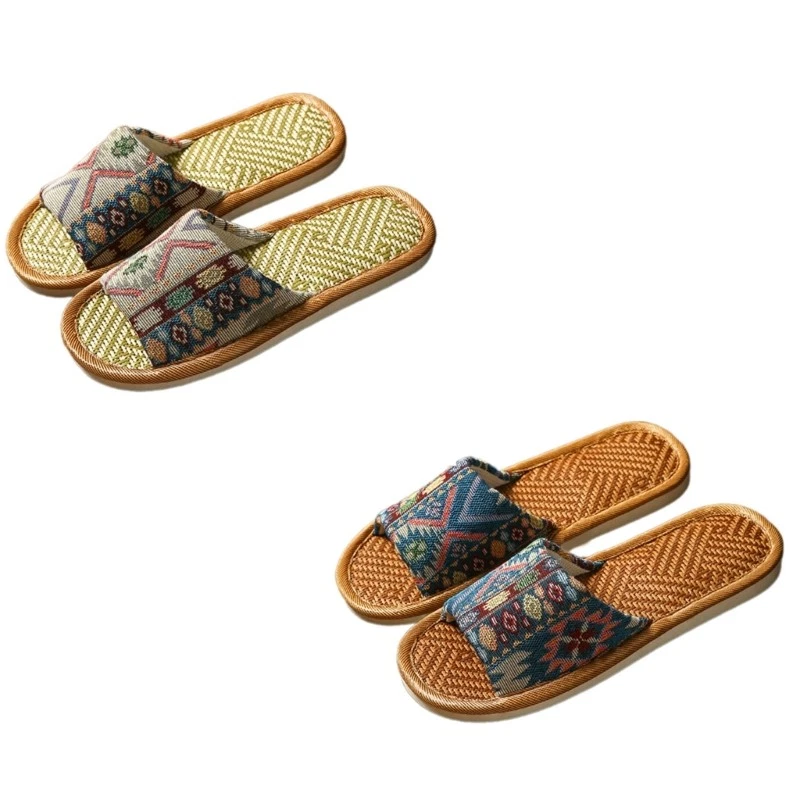 Unisex Wear Resistant Summer Slippers Breathable Rattan Upper Supportive Midsole
Opens in a new wind