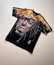 genuine 94s USA made LIQUID BLUE WOLVERINE Dark Fantasy T shirt vintage origina