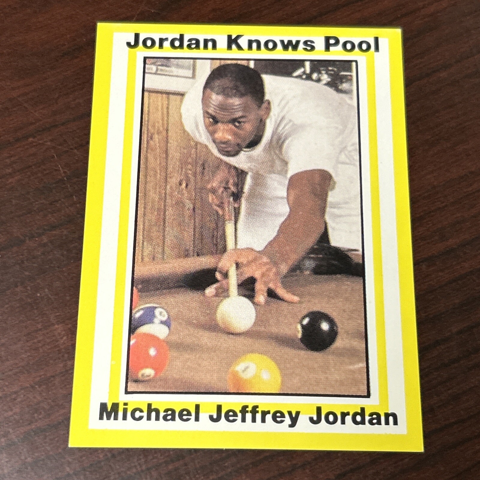 Michael Jordan 1993 Amer Sports Jordan Knows Pool #NNO